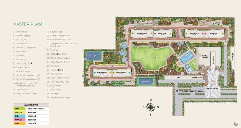 Eldeco Fairway Reserve,Master Plan | DhanBhumi